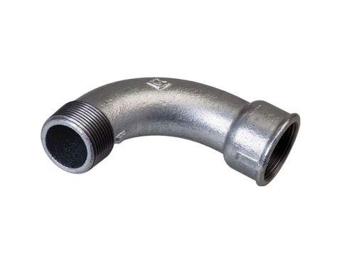 Bend GALV long 90° m/f 3"