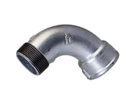 Bend 90° GALV short m/f  3/8"