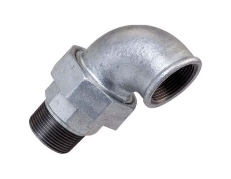 Union 90° GALV m/f 3/8"