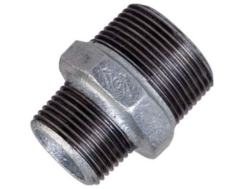 Brystnippel GALV 1×3/4"