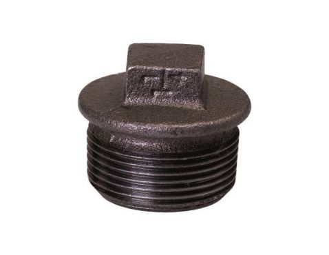 Plug BLACK beaded 2½"