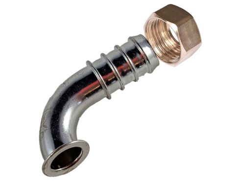 Slangförskruvning 90° platt 13 × 1/2"
