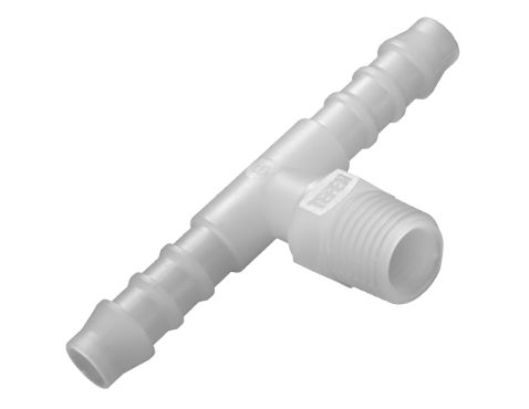 Hose Tee PVDF 12×3/8"BSPT×12