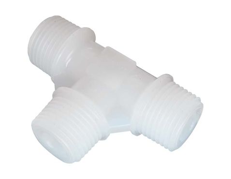 Tee  PVDF  m/m/m     1/8" BSPT