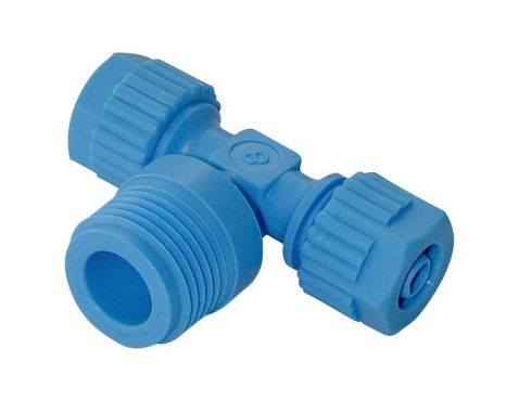 Tee PP 8/6×1/8"BSPT×8/6