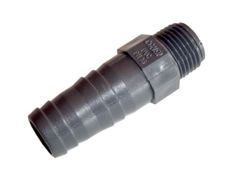 Hosenipple PVC 12×1/4"male
