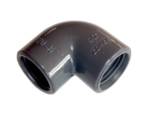 Vinkel 90° PVC m/m  11/2"