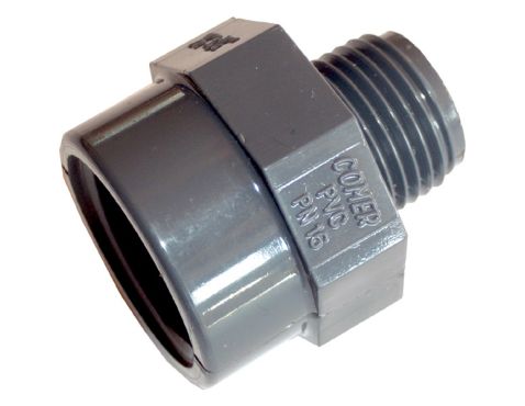 Spidsmuffe PVC 2×11/2"