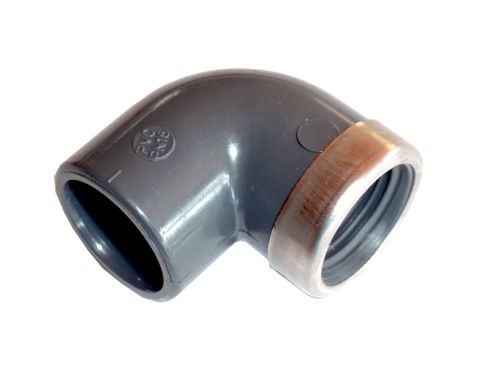 Vinkel 90° PVC m/m ø25×3/4"