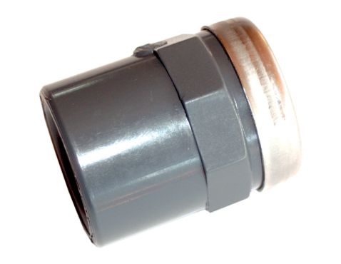 Lige samler PVC ø50×11/2"