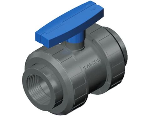 Ballvalve PVC f/f 2½"