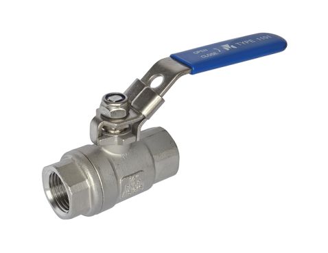 Kulventil 2-delad FB låsbar 1"