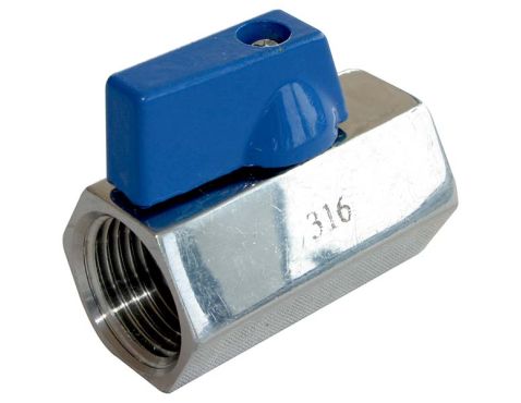 Ballvalve mini 316 f/f 1/4"