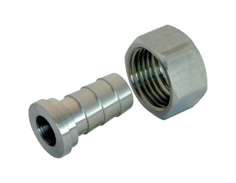 Hosetail 316 w/nut Ø6×1/4"
