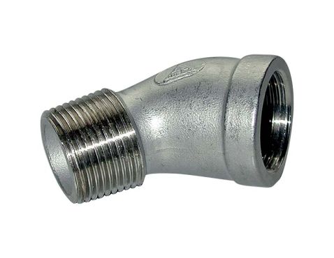 Vinkel 45° 316  m/n     1/4" NPT