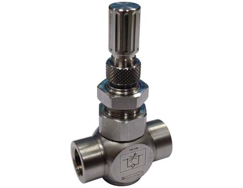 Flow regulator uni-dir. 1/8"