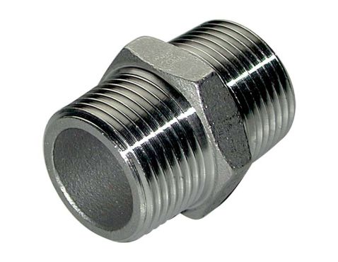 Hexnipple 316 3/4" BSPT