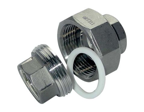 Union 316  flad m/m     1/2" NPT