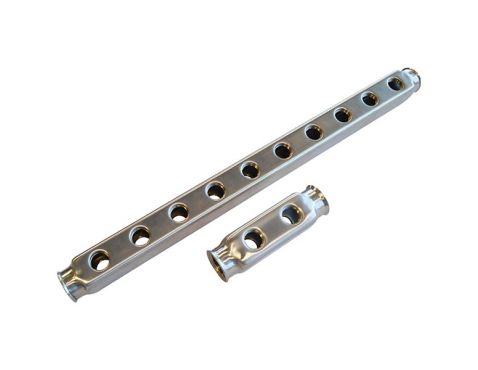 Dubbelsidig grenrör 304  2·1"×2·9·1/2"
