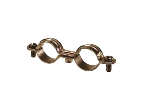Dubbla rörhållare M6   2·18 3/8"