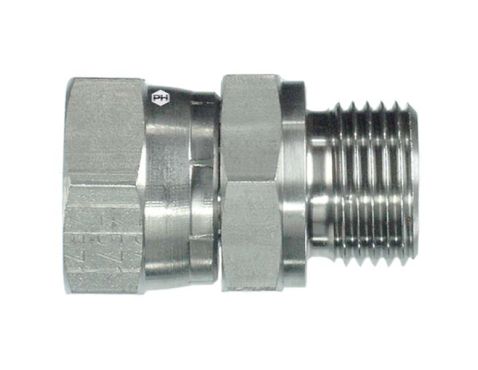 Spidsmuffe svivel m/n  1/2×3/8"