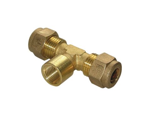 Tee BR ø10×3/8"fem.×ø10