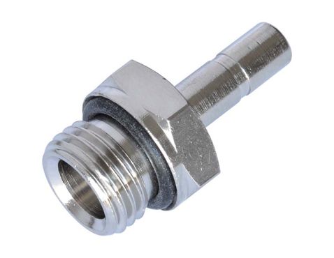 Nippel m. instick rörända MS     Ø8×1/4"BSPP