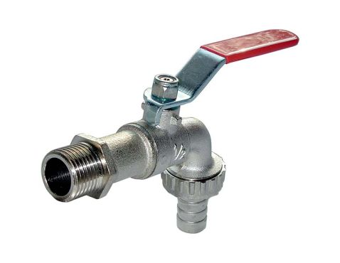 Ballvalve BR hose end 3/8"