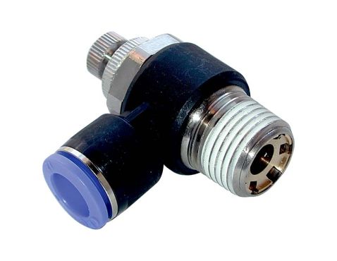 Flowregulator 90°ø4×1/8"BSPT