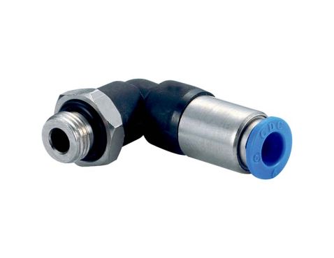 Avstängningsventil 90° instick/utv MS ø4×1/8"BSPP