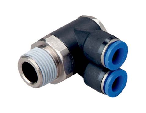 Banjo manifold 90° MS 1/2"BSPT×2·ø12