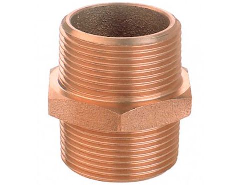 Brystnippel BRONZE 3/8"BSPT