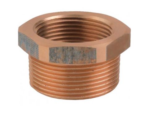 Nippelmuffe BRONZE 1/2×3/8"