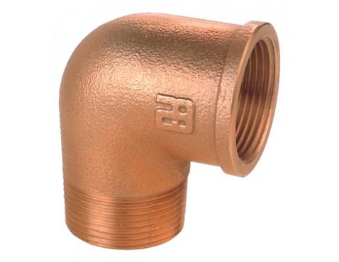 Vinkel 90° BRONZE m/n 3/8"