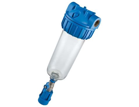 Filter H=10" clear drain 1"