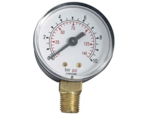 Manometer PA Ø63 0-1bar 1/4"