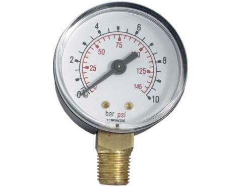 Manometer PA Ø80 0-1bar 3/8"