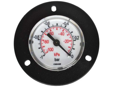 Vakuummeter Ø40 m. fläns -1-0bar 1/8"