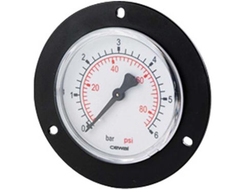 Gauge Ø50 flange 0-1.6bar 1/4"
