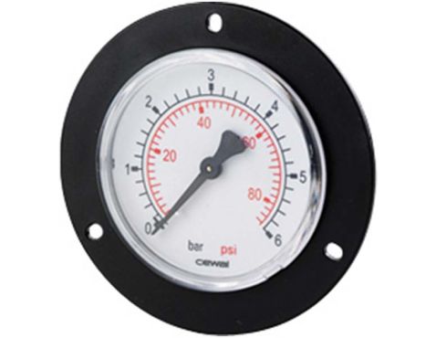 Manometer Ø50 flange 0-1,6bar 1/4"