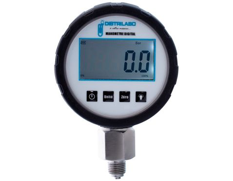 Manometer digital RS Ø80 0-10bar 1/4"Ned