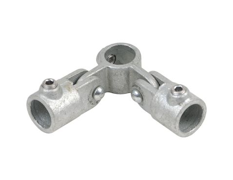 Dobbeltled 90° GALV D 48,3