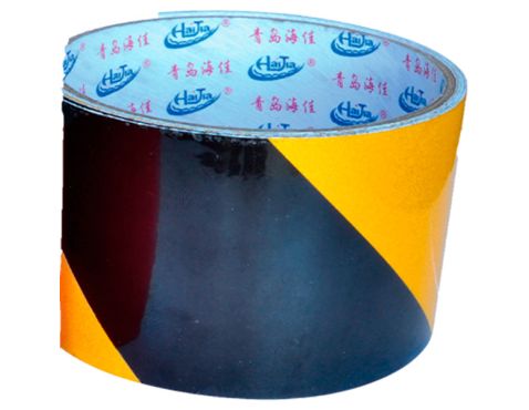 Reflective tape Black/Yellow