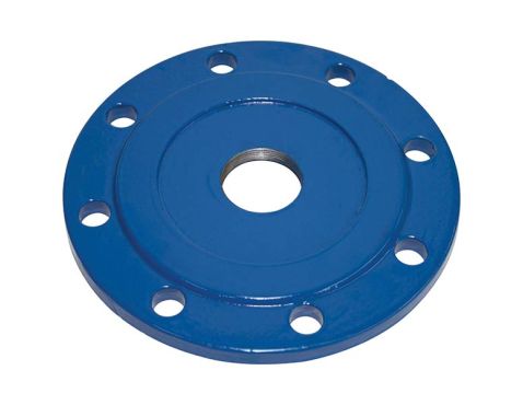 Blindflange DN200 m/2" anbor.