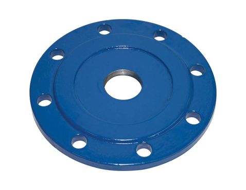 Blindfläns med 2" gänga DN125