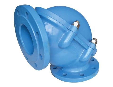 Kuglekontra 90° m/flange DN50