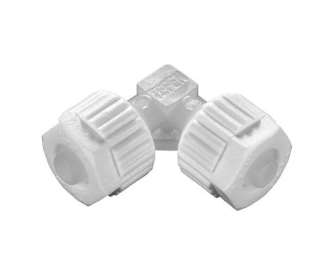 Vinkel 90° PVDF push-on 8/6+6/4
